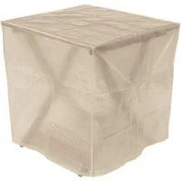 DEGAMO Gartenmöbel-Schutzhülle (1-St), für Gartentisch 70x70x70cm, PE transparent, reißfest und formstabil