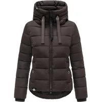 Navahoo Steppjacke Amayaa stylische Damen Winterjacke mit coolen Applikationen