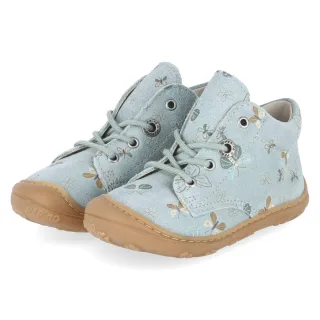 Pepino Schnürschuhe DOTS - Gr. 21 - Blau - Rauleder