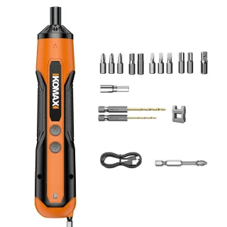 KOMAX V6 Electric Screwdriver Set 1300mAh Battery Type-C Magnetic Chuck LED Light Anti-slip Handle High Torque Power Too