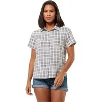 Jack Wolfskin Outdoorbluse Febla Shirt (feuchtigkeitsregulierend, atmungsaktiv) Kurzarm