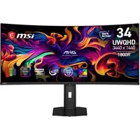 MSI MAG 341CQP QD-OLED OLED-Monitor (86,8 cm/34 ", 3440 x 1440 px, UWQHD, 0,03 ms Reaktionszeit, 280 Hz, QD-OLED, neig-, schwenk-, höhenverstellbar)