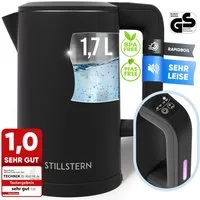 Stillstern Wasserkocher Wasserkocher 1,7L, Schnelles Aufkochen, mit Temperatureinstellung, 1.7 l, 2200 W, 2200W, 12 Std. Warmhaltefunktion, Leise