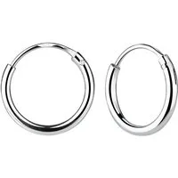 Monkimau Ohrring-Set 12mm Kinder Creolen 925 Silber, Hypoallergen