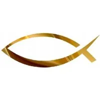 Festivalartikel, Topper Elegante Fischtorte Dekoration aus Plexiglas für Taufe und Kommunion, Plexi