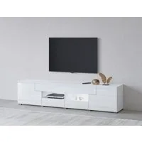 OTTO home Lowboard Toledo,Breite 209cm, trendige TV-Schrank mit dekorative Fräsungen, TV-Board ohne Beleuchtung, TV-Kommode mit viel Stauraum