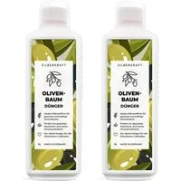 Silberkraft Pflanzenstärkungsmittel Olivenbaumdünger - Mineralischer NPK Flüssigdünger mit Stickstoff, 2 x 1 L, Mit Stickstoff, Phosphor & Kalium, Spezialdünger für Oliven & Mediterranes – Für starkes Wachstum