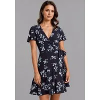 Laura Scott Sommerkleid femininer Stil, für warme Tage, aus Single Jersey, Kurzarm