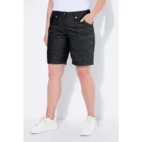 Ulla Popken Funktionshose Cargo-Bermuda Komfortbund 4-Pocket-Schnitt