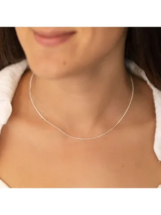 Zeeme Basic Collier 925/- Sterling Silber Kinderkette 38cm