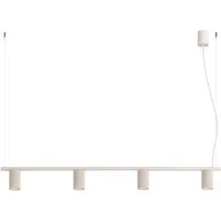 SOLLUX lighting Kronleuchter Kronleuchter KARBON 4 beige, Nicht enthalten