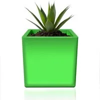 smartwares Außen-Stehlampe Smartwares LED Solar Blumentopf OSL-60083 weiß 37