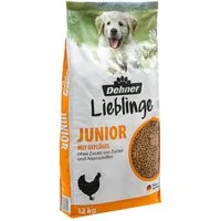 Dehner Lieblinge Trockenfutter Junior Geflügel, 12 kg Geflügel, Trockenfutter für: Hunde, Knusper-Mix für junge Hunde