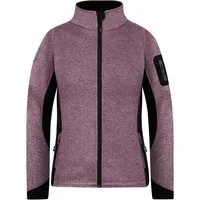 normani Fleecejacke Damen Strickjacke Pukaskwa Strickfleecejacke Fleecejacke mit Stehkragen und Seitentaschen