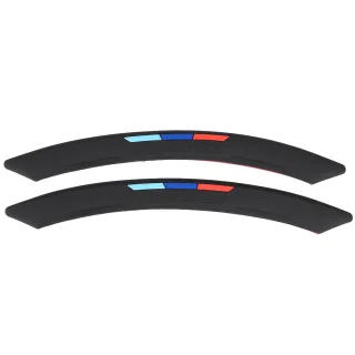 M-Color Sport Wheel Eyebrow Arch Lips Fender Guard Protector Strip Trim Universal