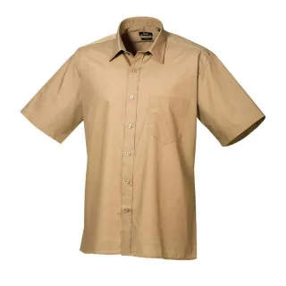 Premier - Hemd für Herren kurzärmlig (Khaki)