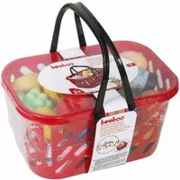 Vedes Spielgeschirr SpielMaus Küche Einkaufskorb mit Zubehör, 29 teilig