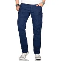 Alessandro Salvarini Cargohose Herren Slim Fit – Stretch Hose mit Cargotaschen Moderne Hose mit Elasthan und vielen praktischen Taschen