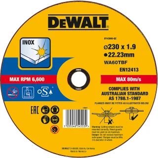 DEWALT EXTREME Trennscheibe Inox ø 230mm - DT43909-QZ