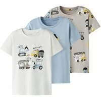 Name It T-Shirt NMMDANNY 3P SS TOP (Packung, 3-tlg)