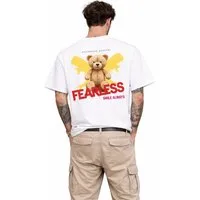 Banco T-Shirt Herren Fearless Rückenprint (Packung, Einzelartikel) Herren T-Shirt Rundhals Baumwolle Rückendruck Straßenmode Design