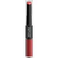 L'ORÉAL PARIS Lippenstift INFAILLIBLE 2-STEP LIP STICK, mit pflegendem Material, für geschmeidige Lippen, 24h Halt