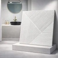 IKHEMalarka 3D Wandpaneel 3D Paneele PVC Kunststoffpaneele, BxL: 50,00x50,00 cm, 0,25 qm, (1 Stück, 3D Wandpaneele Deckenpaneele) hochwertige & harte PVC 3D Platten Wand & Decke