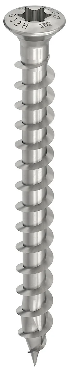 HECO TOPIX-plus A2, Fassadenschraube, Linsenkopf, T-Drive, VVG, 200 Stk. - 61759