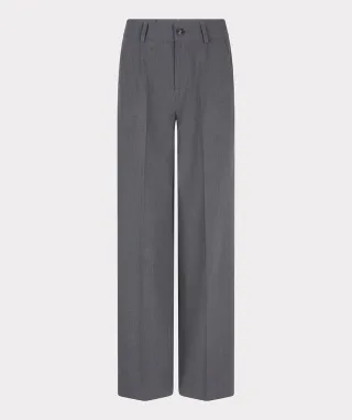 Esqualo - Hose mit weitem Bein elastisch grau - Gr. - 36