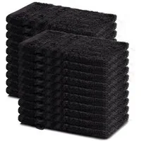 Lavea Waschhandschuh 20er Set Waschhandschuhe, 15 x 21 cm, Elena-Frottierserie, Waschlappen, (20-St), 500 g/m² Frottier, weich & saugstark, pflegeleicht