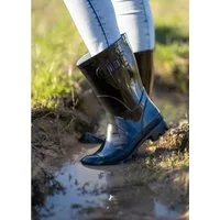 Beck Damen Regenstiefel Fashion Gummistiefel (sehr bequem) perfekt für Festivals