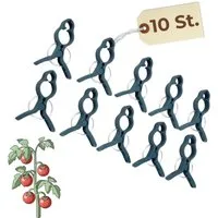 GarPet Pflanzschnur Pflanzenclips für Kletterpflanzen Rankhilfe Tomaten Pflanzenhalter 10x