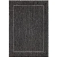 Teppium Teppich Unicolor - Einfarbig, Rechteckig, Höhe: 5 mm, Teppich Wetterfest Balkon Küchenteppich Flachgewebe Sisaloptik