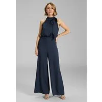 SWING Jumpsuit - Jumpsuit mit Schluppe aus Satin Oberteil in lockerer Passform
