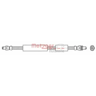 Metzger Bremsschlauch hinten Ford Puma