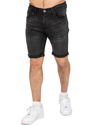 Enzo | Herren Slim Fit Denim Shorts