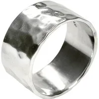SILBERMOOS Partnerring Bandring "Hammerschlag", 925 Sterling Silber