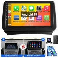 ESSGOO Für Opel Zafira Tourer C 2011-2016 Android 15 Autoradio (RDS, Digitalradio (DAB), FM, AM, Apple Carplay Android Auto Navi WIFI BT SWC EQ)