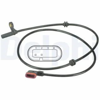Delphi ABS-Sensor hinten Mercedes C-Klasse W204