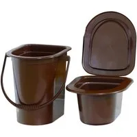 4BIG.fun Campingtoilette Tragbare Camping Toilette 17 L Reisetoilette Eimer