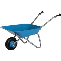 rolly toys® Schubkarre rollyMetallschubkarre, silber/blau, für Kinder