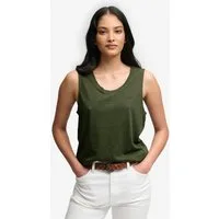 Superdry Tanktop SCOOP NECK TANK Baumwollmischung, regular fit