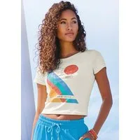 Bench. Loungewear T-Shirt aus weicher Baumwoll-Qualität, Loungewear