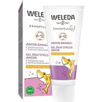 WELEDA AG Zahnpasta WELEDA Bio Junior Zahngel mit Fluorid 50ml vegan Kinder Zahncreme, (3-St)