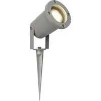 Lightbox Gartenstrahler, LED wechselbar, Warmweiß, spritzwassergeschützte Gartenleuchte - mit warmweißem Licht 16cm Hoch