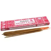 Goloka Räucherstäbchen Goloka Nature's Rose Incense 15 gr.