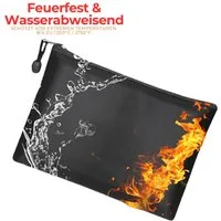 FireMat Dokumententasche Feuerfest,Wasserdicht, Tragbare Dokumententasche Akten Dokumentenmappe