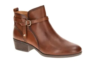 Pikolinos W1U-8901C1 cuero Damen Stiefeletten DAROCA braun Mittelabsatz 3cm
