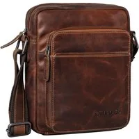 STILORD Schultertasche "Vittorio" Moderne Vintage Herrentasche zum Umhängen klein Echtleder