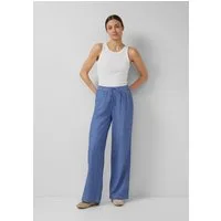 s.Oliver Chinos Hose Wide-Leg-Hose aus Leinenmix